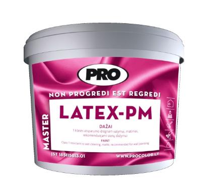 Prekės „Dažai LATEX-PM 10 l PRO“ paveikslėlis
