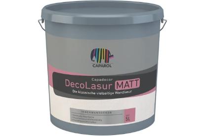 Prekės „Dažai matiniai lazūriniai vidaus darbams Caparol Deco-Lasur Matt 5 l“ paveikslėlis
