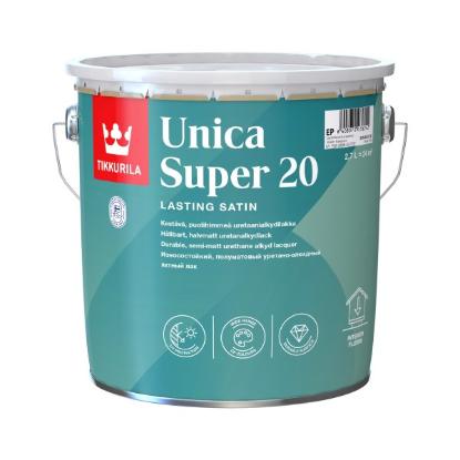 Prekės „Lakas medienai uretaninis alkidinis Tikkurila Unica Super pusiau matinis EP 2,7 l“ paveikslėlis