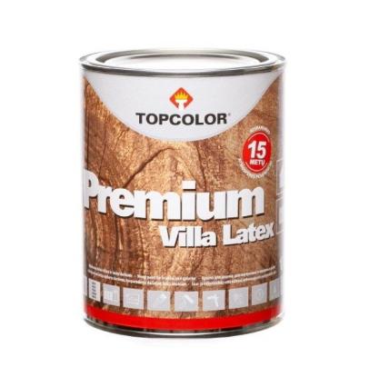 Prekės „Dažai dispersiniai TOPCOLOR VILLA LATEX 1 l balta“ paveikslėlis