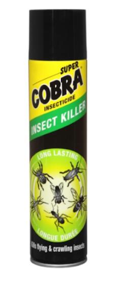 Prekės „Nuodai ropojantiems ir skraidantiems vabzdžiams naikinti 400 ml Cobra Super“ paveikslėlis