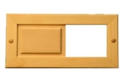 Prekės „Sklendė saunos stačiakampė medinė SSL90120 90 x 120 mm liepa“ paveikslėlis