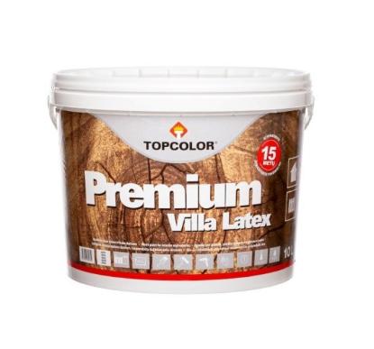Prekės „Dažai medienai VILLA LATEX geltoni 10 l TOPCOLOR“ paveikslėlis