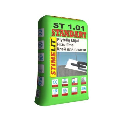 Prekės „Plytelių klijai STIMELIT ST1.01 STANDART, 25 kg“ paveikslėlis