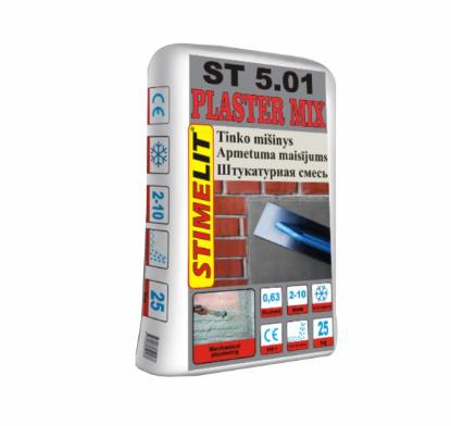 Prekės „Plonasluoksnis tinko mišinys STIMELIT ST 5.01, 25 kg“ paveikslėlis