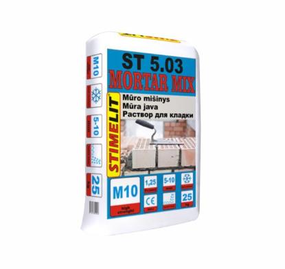 Prekės „Mūro mišinys STIMELIT ST5.03, 25 kg“ paveikslėlis