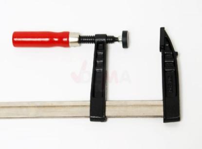 Prekės „Spaustuvai staliaus 80 x 300 mm DIN-5117 Modeco MN-37-230“ paveikslėlis