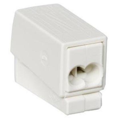 Prekės „Jungtis šviestuvams 2 x 1 - 2,5 mm W00401 100 vnt Wago“ paveikslėlis