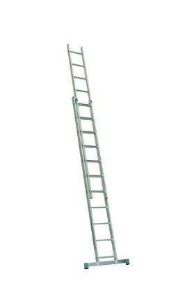 Prekės „Kopėčios aliuminės universalios 2 dalių 11 pakopų 315-513 cm 7511 Eurostyl“ paveikslėlis
