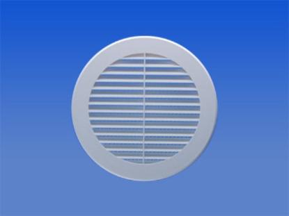 Prekės „Grotelės ventiliacinės plastikinės Ø 125 mm VR125P pilkos Europlast“ paveikslėlis