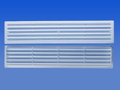 Prekės „Grotelės ventiliacinės plastikinės 450 x 92 mm VR459 baltos“ paveikslėlis