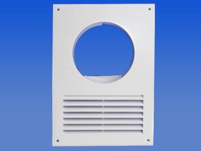 Prekės „Grotelės ventiliacinės plastikinės 250 x 180 mm d 120 - 125 mm NA12 Europlast“ paveikslėlis