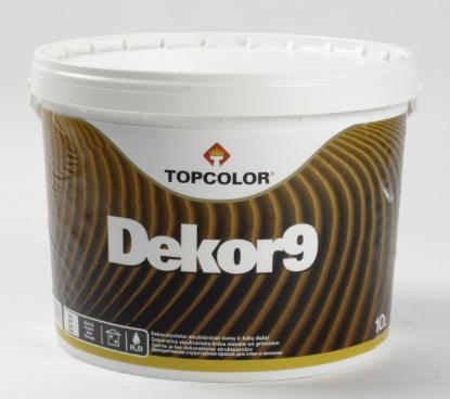 Prekės „Dažai dispersiniai lateksiniai DEKOR9 10 l TOPCOLOR“ paveikslėlis