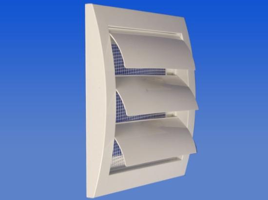 Prekės „Grotelės ventiliacinės su žaliuzi ir tinkleliu plastikinės ND10ZB 148 x 153 mm Ø 100 mm žaliai rudos Europlast“ paveikslėlis