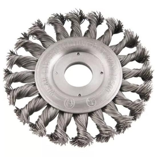 Prekės „Šepetys šlifavimui metalo 115 x 22,2 mm 0,5 mm pinta viela Osborn“ paveikslėlis