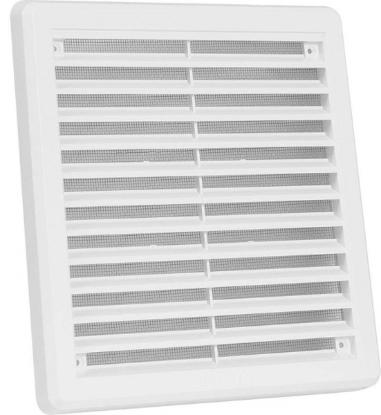 Prekės „Grotelės ventiliacinės plastikinės 200 x 200 mm VM200200K Haco“ paveikslėlis