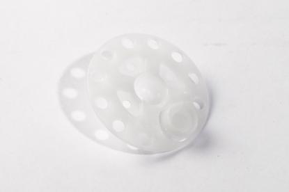 Prekės „Plokštelė termoizoliacijos tvirtinimui į medį plastikinė Ø 60 mm KC Koelner“ paveikslėlis
