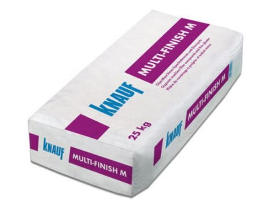 Prekės „Gipsinis mašininis glaistas ir plonasluoksnis tinkas KNAUF Multi Finich M, 25 kg“ paveikslėlis