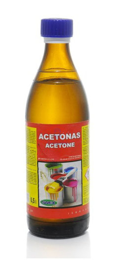 Prekės nuotrauka Acetonas 0.5 l