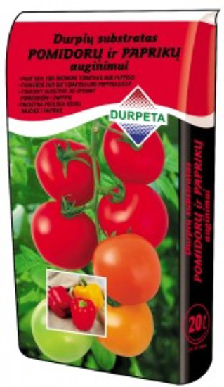 Prekės nuotrauka Durpių substratas pomidorams / paprikoms 20 l 