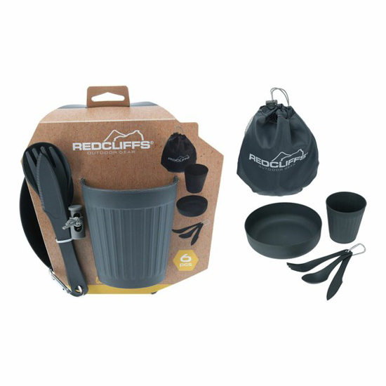 Prekės nuotrauka Kempingo indų rinkinys 6 vnt.