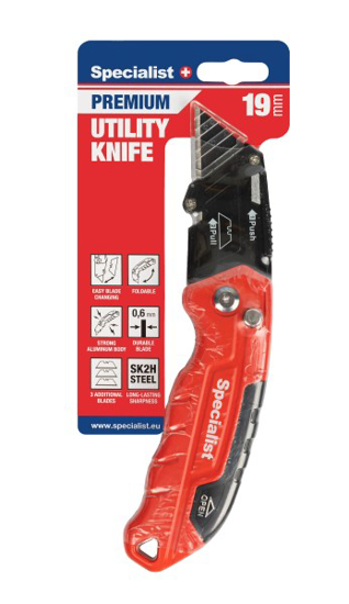 Prekės nuotrauka Peilis trapecine geležte Specialist+