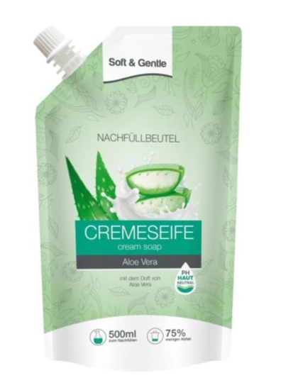 Prekės nuotrauka Muilas skystas 500ml su alaviju Soft&Gentle