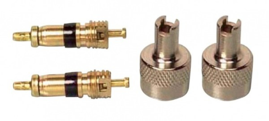 Prekės nuotrauka Vožtuvai ventyliui su dangteliu dviračiui 4 vnt AV 4Bike