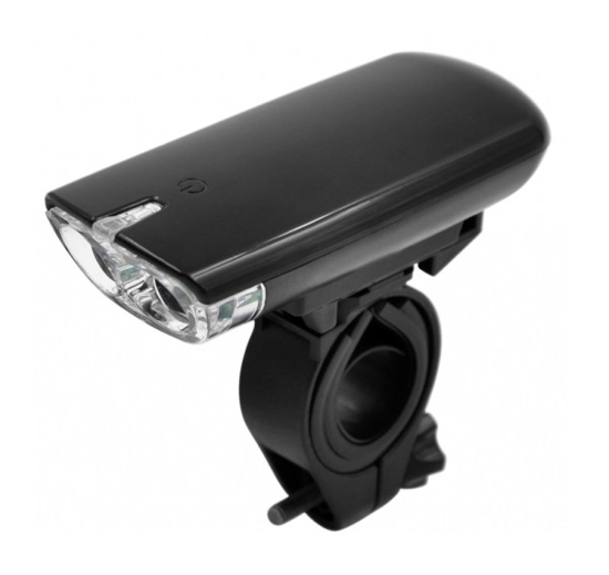 Prekės nuotrauka Žibintas dviračiui priekinis plokščias 2 Led super white 4Bike