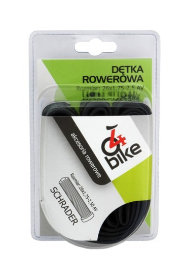 Prekės nuotrauka Kamera dviračio padangai 26"x1,75-2,5 AV 4Bike