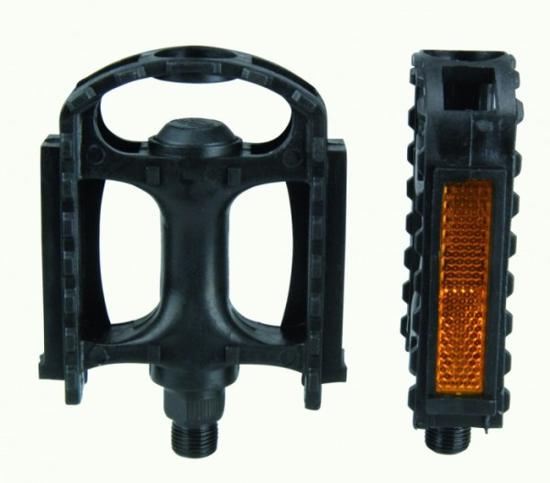 Prekės nuotrauka Pedalai dviračiui plastiko su atšvaitais MTB-Cross 2 vnt 4Bike