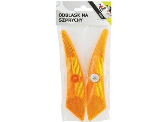 Prekės nuotrauka Atšvaitai ratams priekiniai dviračiui Kometa 2 vnt 4Bike