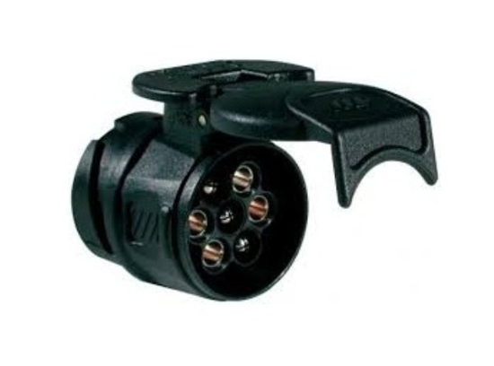 Prekės nuotrauka Adapteris rozetei automobilio priekabai 12V 13/7 PVC Alburnus