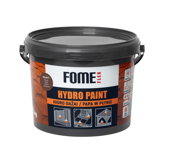Prekės nuotrauka Hidroizoliaciniai dažai Fome Flex Hydro Paint, RAL 8017 ruda , 3 kg