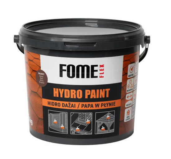 Prekės nuotrauka Hidroizoliaciniai dažai Fome Flex Hydro Paint, RAL 8017 ruda , 6 kg