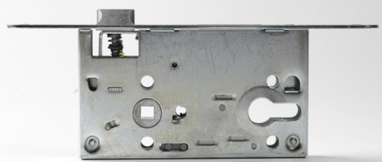 Prekės nuotrauka Spyna durų įleidžiama 72/55 mm be rankenų ir be cilindro AGRA 481z