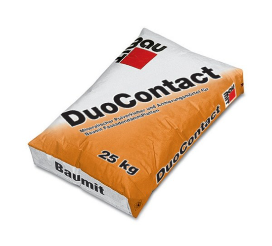 Prekės nuotrauka Klijavimo ir armavimo mišinys Baumit DuoContact 25 kg.