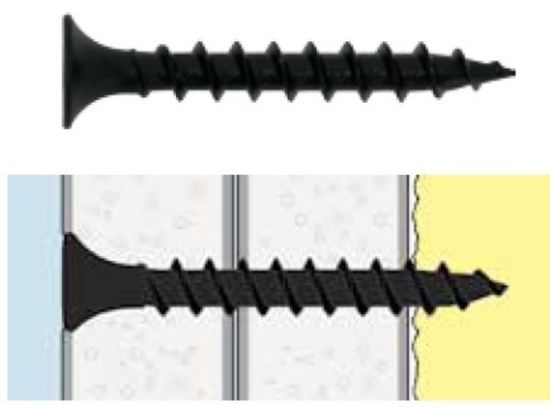 Prekės nuotrauka Savisriegiai gipsas-gipsas GKP 5,5x38 mm C38