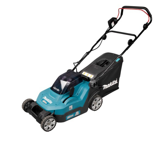 Prekės nuotrauka Vejapjovė 2x18V 2x4Ah 38cm DLM382PM2 Makita