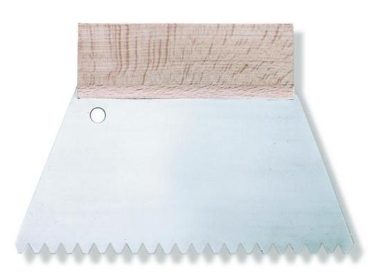 Prekės „Glaistyklė klijams 180 mm vidutinio stambumo dantų B2 metalinė Color Expert“ paveikslėlis