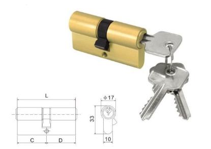 Prekės „Cilindras spynai 30x35 mm 3 raktai geltona Inovo 31E“ paveikslėlis