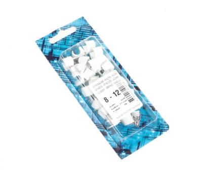 Prekės „Apkaba laidų tvirtinimui balta 8 x 12 mm 25 vnt Baltplasts“ paveikslėlis