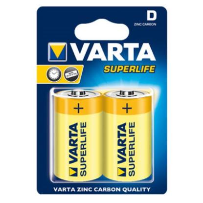 Prekės „Elementai VARTA 2020, R20 D, 1,5 V 2 vnt.“ paveikslėlis