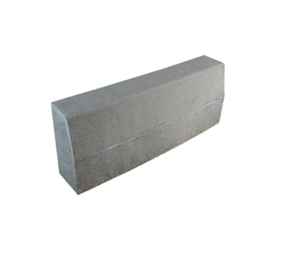 Prekės „Gatvės posūkio bordiūras GB Via R8, 780x150x300 mm, betoninis“ paveikslėlis