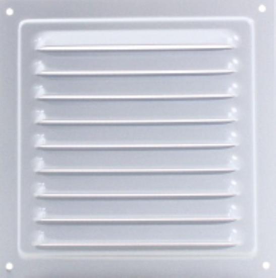 Prekės „Grotelės ventiliacinės metalinės 125 x 125 mm MVM125SP pilkos spalvos Vents“ paveikslėlis