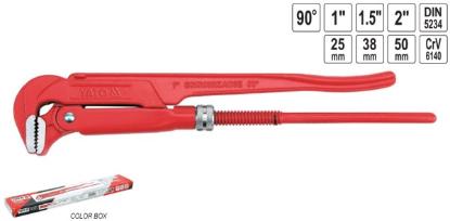Prekės „Raktas santechninis 1,5" 90° 420 mm Yato“ paveikslėlis