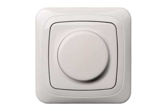 Prekės „Šviesos reguliatorius 400W ĮŠR-002-01 Alfa White be rėmelio baltos spalvos Liregus“ paveikslėlis