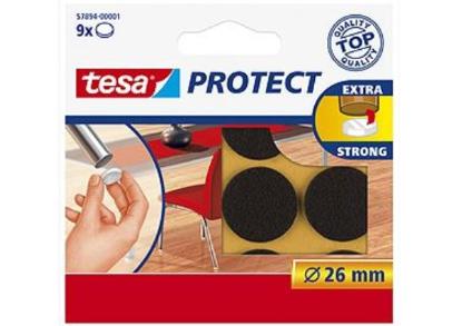 Prekės „Lipdukas apsauginis Ø 26 mm apskritimas rudas TESA 9 vnt“ paveikslėlis
