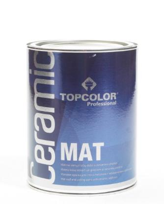 Prekės „Dažai matiniai dispersiniai Ceramic 1 l TOPCOLOR“ paveikslėlis
