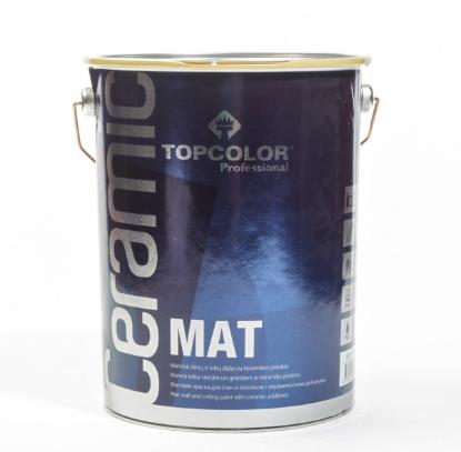 Prekės „Dažai matiniai dispersiniai Ceramic 5 l TOPCOLOR“ paveikslėlis